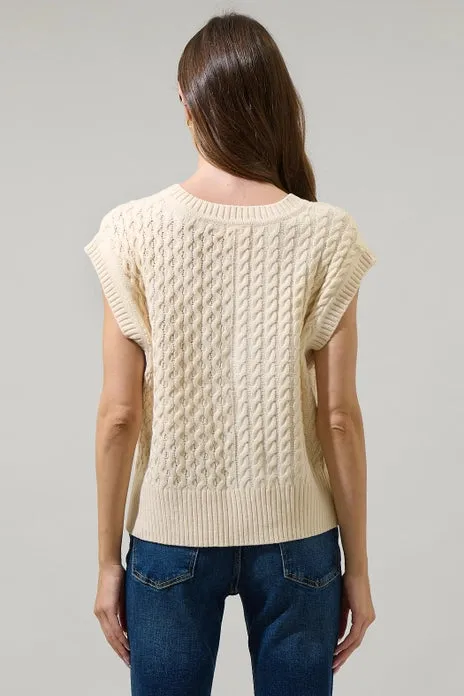 Sugarlips Tacey V-Neck Sweater Vest
