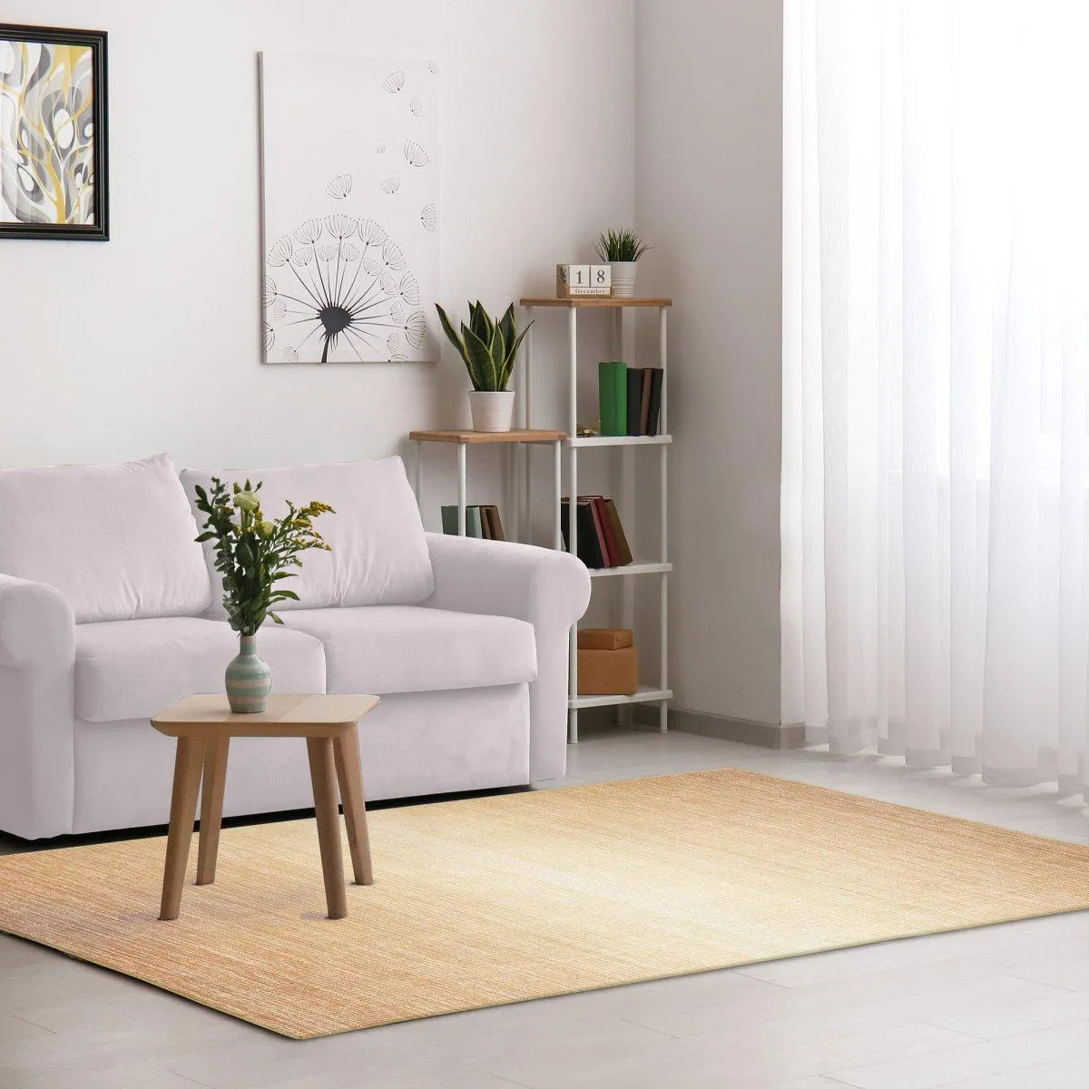 Trans-Ocean ARUBA  Indoor Hand Woven Wool Comfortable Areaa Rug  - Sisal