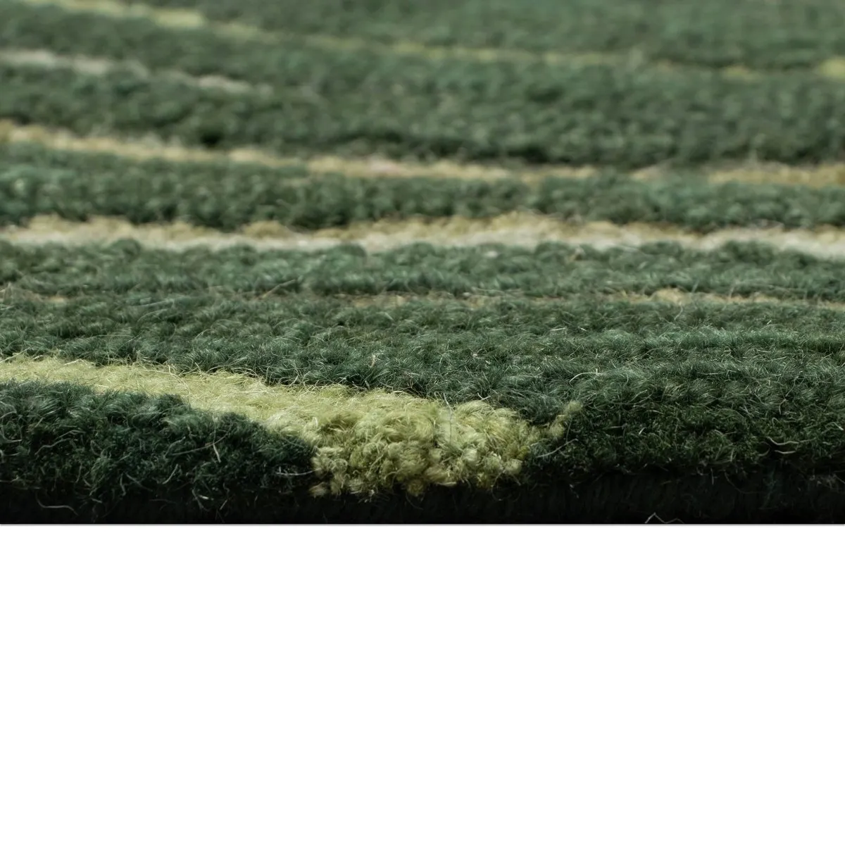 Trans-Ocean HORIZON Indoor Hand Tufted Wool Comfortable Areaa Rug  - Moss