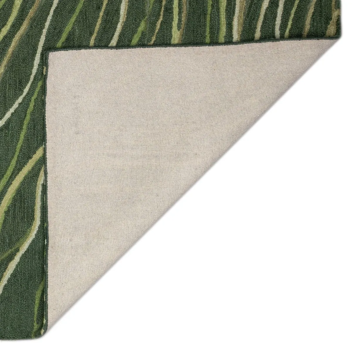 Trans-Ocean HORIZON Indoor Hand Tufted Wool Comfortable Areaa Rug  - Moss