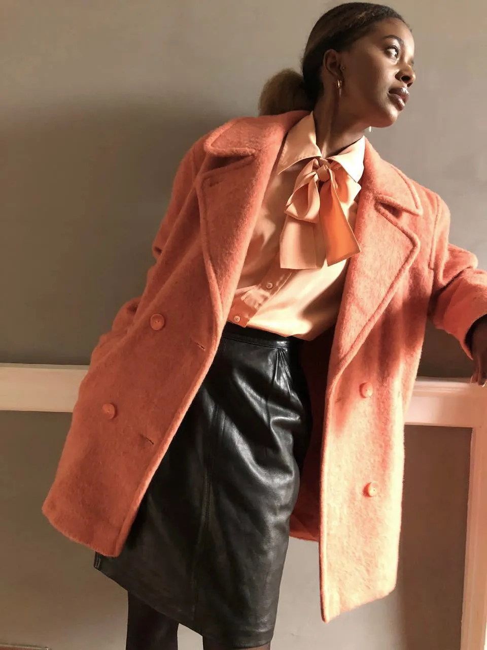 Vintage wool & Mohair coat