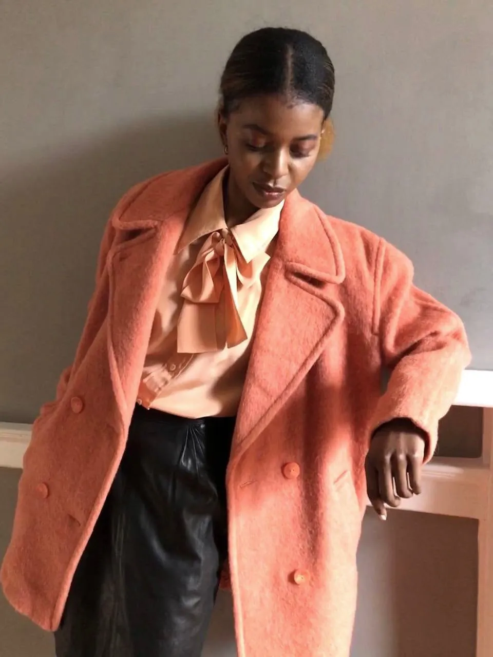 Vintage wool & Mohair coat