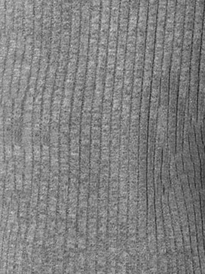 Women's Lightweight Grey Jacquard Knitted Jumper | Ideal for Autumn/Winter